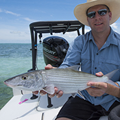 Bonefishing professionals in the Florida Keys. 